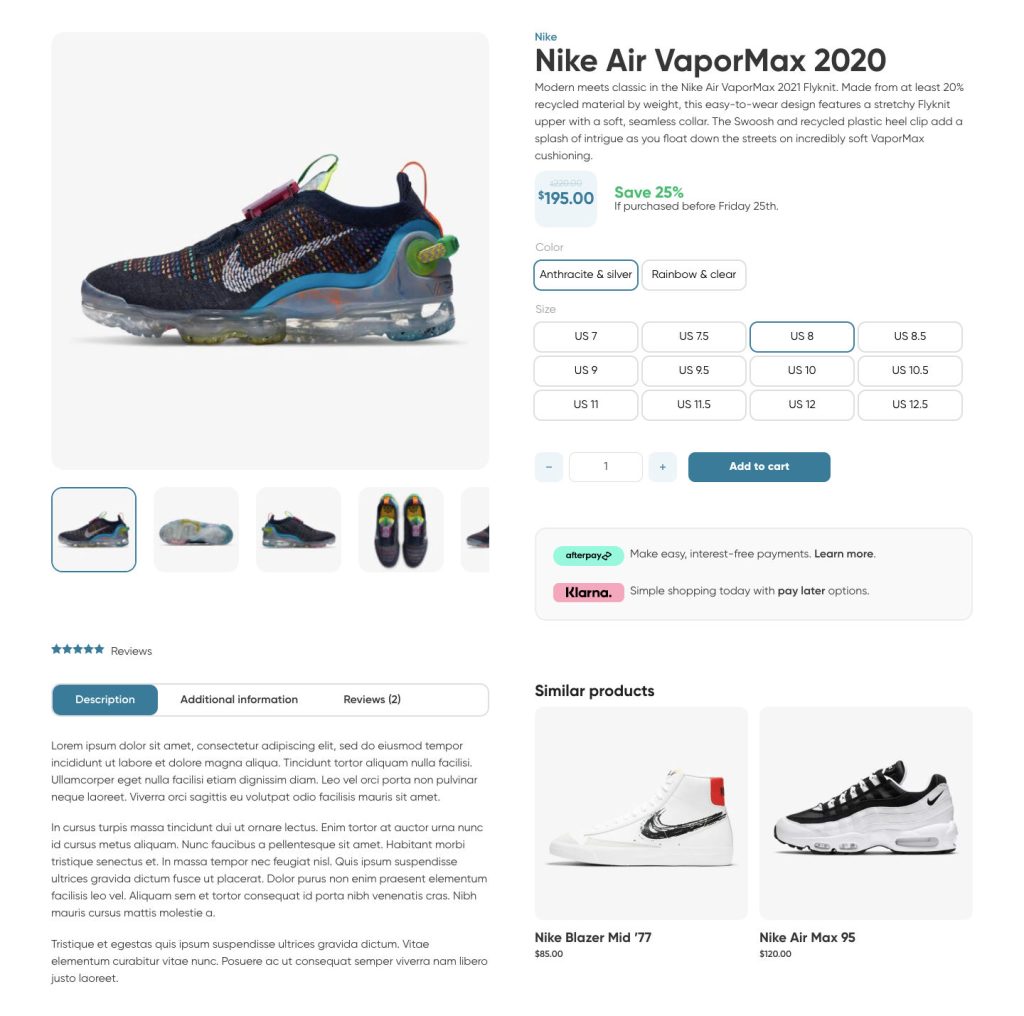 Product Pages - Bricks Library